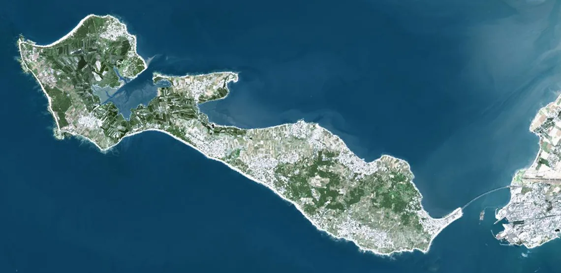 L'Île de Ré vue du ciel
