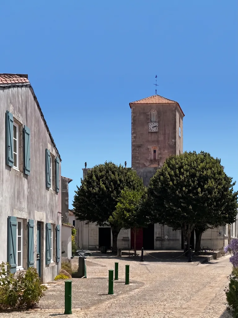 Le clocher de l’église Sainte-Catherine de La Flotte